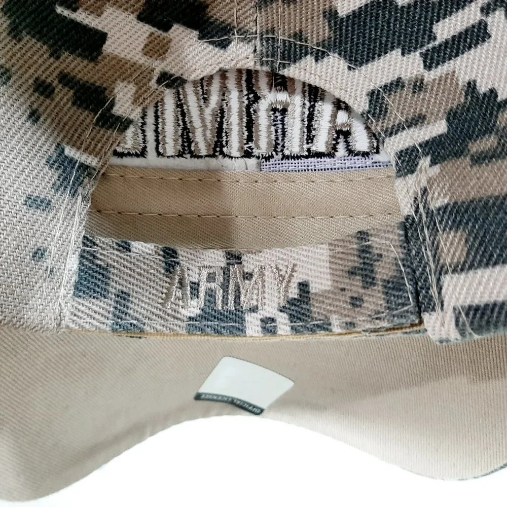 U.S. Army Hat US Army Star On Brim Side ACU Digita